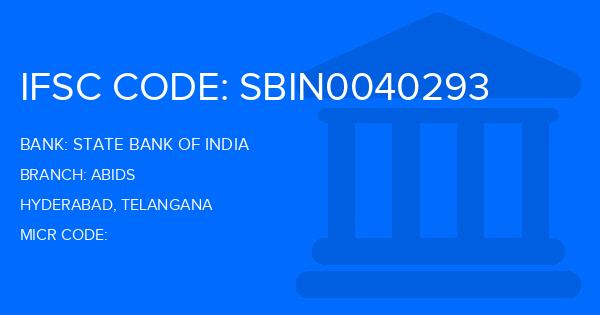 State Bank Of India (SBI) Abids Branch IFSC Code