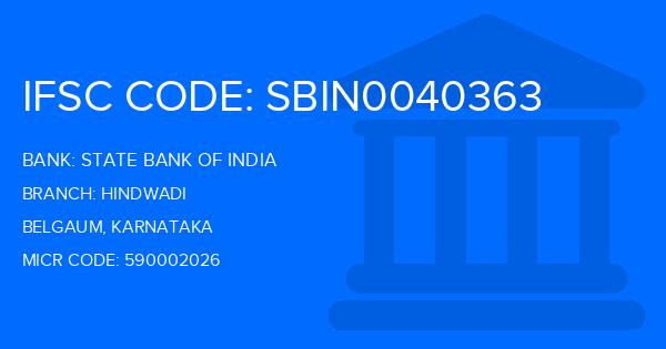 State Bank Of India (SBI) Hindwadi Branch IFSC Code
