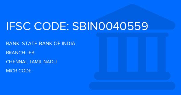 State Bank Of India (SBI) Ifb Branch IFSC Code