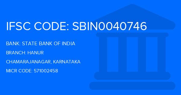 State Bank Of India (SBI) Hanur Branch IFSC Code