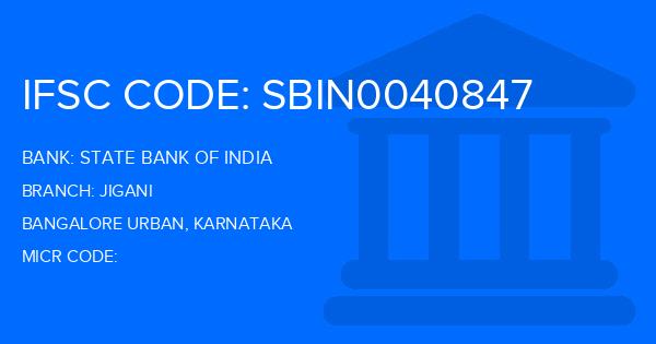 State Bank Of India (SBI) Jigani Branch IFSC Code