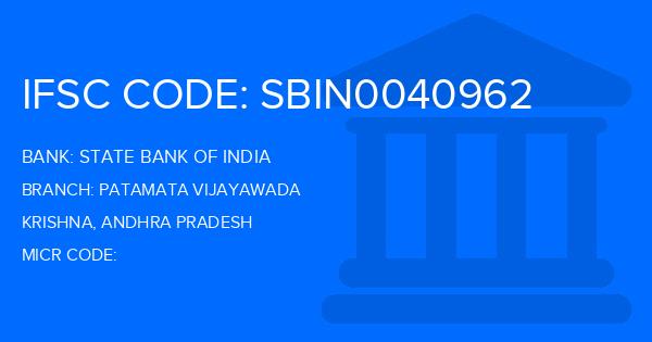 State Bank Of India (SBI) Patamata Vijayawada Branch IFSC Code