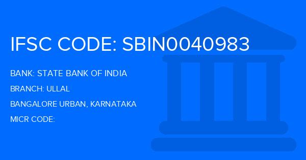 State Bank Of India (SBI) Ullal Branch IFSC Code