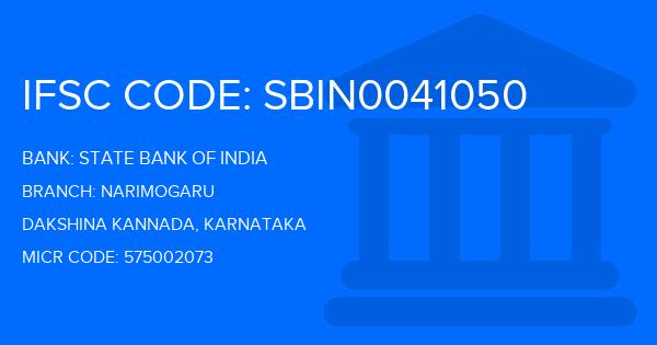 State Bank Of India (SBI) Narimogaru Branch IFSC Code