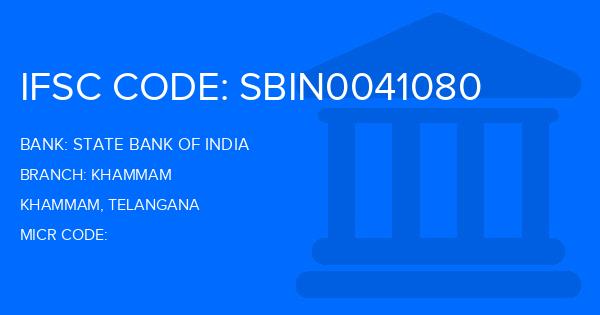 State Bank Of India (SBI) Khammam Branch IFSC Code