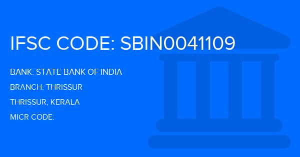 State Bank Of India (SBI) Thrissur Branch IFSC Code