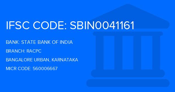 State Bank Of India (SBI) Racpc Branch IFSC Code
