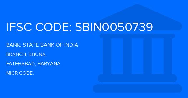 State Bank Of India (SBI) Bhuna Branch IFSC Code