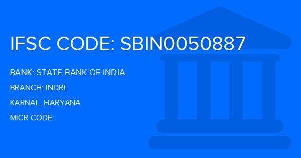 State Bank Of India (SBI) Indri Branch IFSC Code