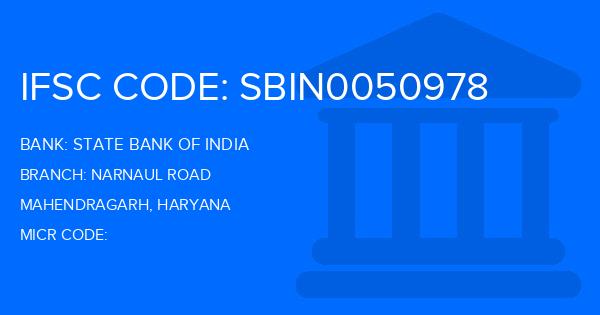 State Bank Of India (SBI) Narnaul Road Branch IFSC Code