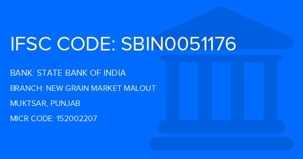State Bank Of India (SBI) New Grain Market Malout Branch IFSC Code