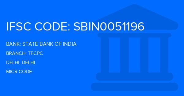 State Bank Of India (SBI) Tfcpc Branch IFSC Code