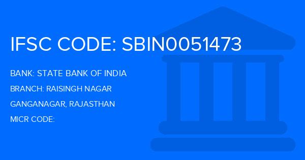 State Bank Of India (SBI) Raisingh Nagar Branch IFSC Code