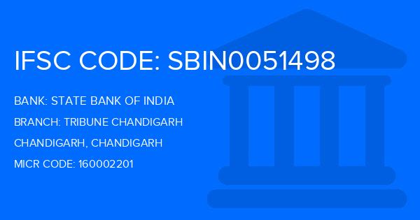 State Bank Of India (SBI) Tribune Chandigarh Branch IFSC Code