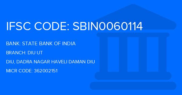 State Bank Of India (SBI) Diu Ut Branch IFSC Code