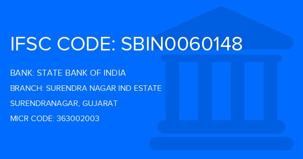 State Bank Of India (SBI) Surendra Nagar Ind Estate Branch IFSC Code