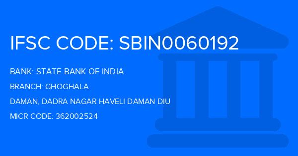 State Bank Of India (SBI) Ghoghala Branch IFSC Code
