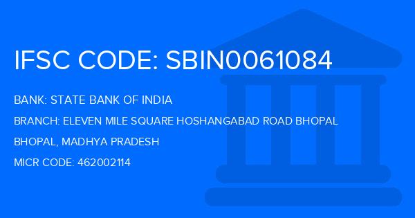 State Bank Of India (SBI) Eleven Mile Square Hoshangabad Road Bhopal Branch IFSC Code