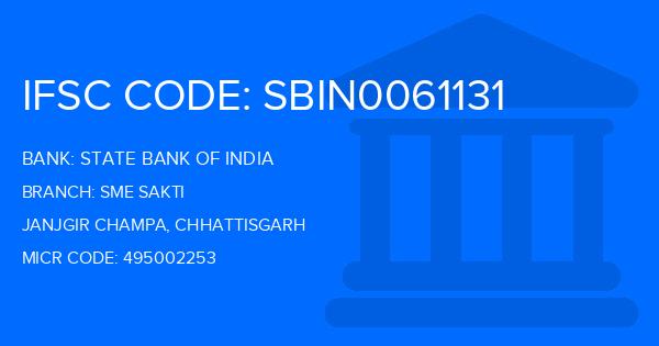 State Bank Of India (SBI) Sme Sakti Branch IFSC Code