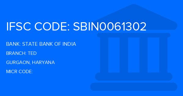 State Bank Of India (SBI) Ted Branch IFSC Code