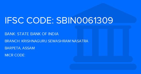 State Bank Of India (SBI) Krishnaguru Sewashram Nasatra Branch IFSC Code
