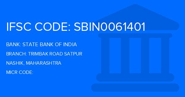 State Bank Of India (SBI) Trimbak Road Satpur Branch IFSC Code