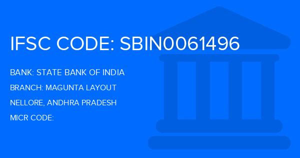 State Bank Of India (SBI) Magunta Layout Branch IFSC Code