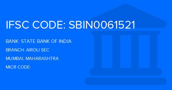 State Bank Of India (SBI) Airoli Sec Branch IFSC Code