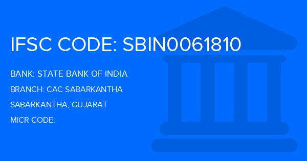 State Bank Of India (SBI) Cac Sabarkantha Branch IFSC Code