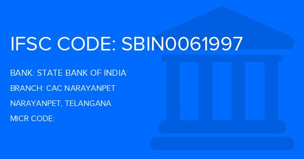State Bank Of India (SBI) Cac Narayanpet Branch IFSC Code