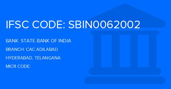 State Bank Of India (SBI) Cac Adilabad Branch IFSC Code