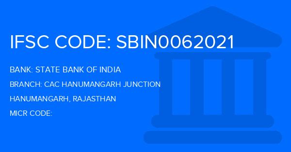 State Bank Of India (SBI) Cac Hanumangarh Junction Branch IFSC Code