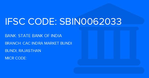 State Bank Of India (SBI) Cac Indra Market Bundi Branch IFSC Code