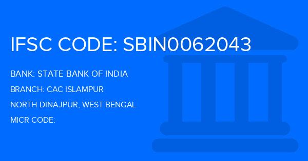 State Bank Of India (SBI) Cac Islampur Branch IFSC Code
