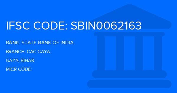State Bank Of India (SBI) Cac Gaya Branch IFSC Code