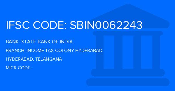 State Bank Of India (SBI) Income Tax Colony Hyderabad Branch IFSC Code