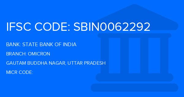 State Bank Of India (SBI) Omicron Branch IFSC Code