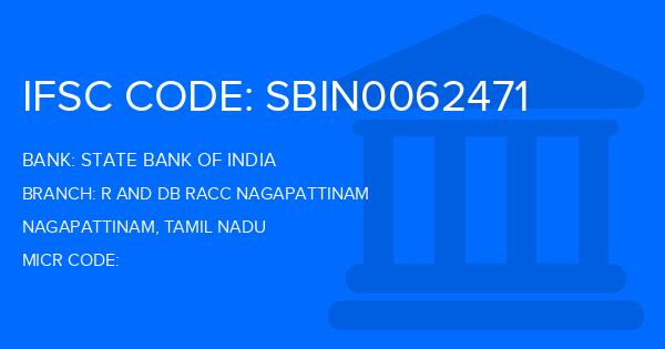 State Bank Of India (SBI) R And Db Racc Nagapattinam Branch IFSC Code