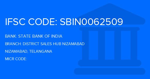 State Bank Of India (SBI) District Sales Hub Nizamabad Branch IFSC Code