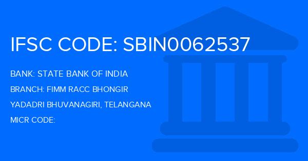 State Bank Of India (SBI) Fimm Racc Bhongir Branch IFSC Code