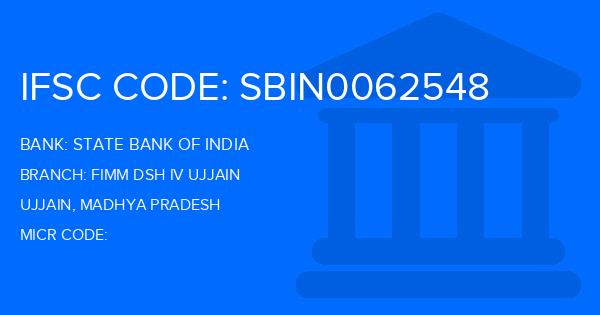 State Bank Of India (SBI) Fimm Dsh Iv Ujjain Branch IFSC Code