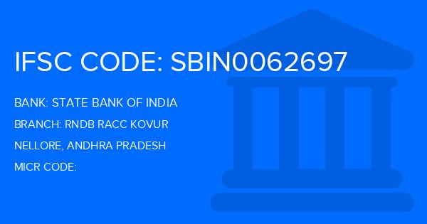 State Bank Of India (SBI) Rndb Racc Kovur Branch IFSC Code