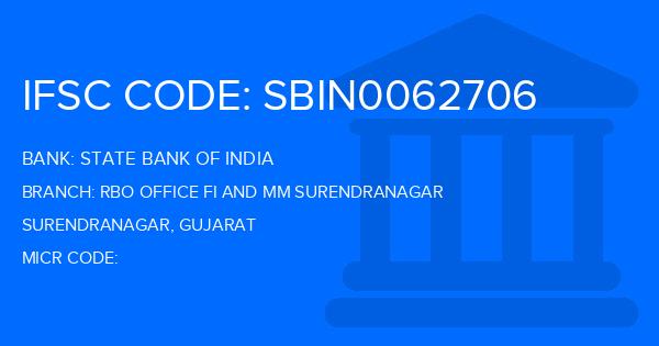 State Bank Of India (SBI) Rbo Office Fi And Mm Surendranagar Branch IFSC Code