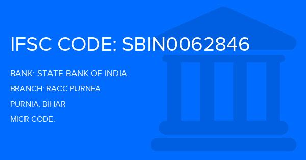 State Bank Of India (SBI) Racc Purnea Branch IFSC Code
