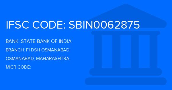 State Bank Of India (SBI) Fi Dsh Osmanabad Branch IFSC Code