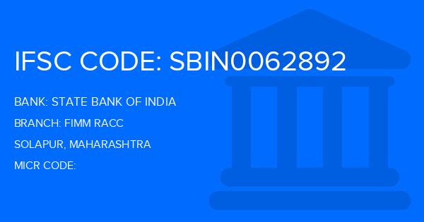 State Bank Of India (SBI) Fimm Racc Branch IFSC Code