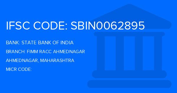 State Bank Of India (SBI) Fimm Racc Ahmednagar Branch IFSC Code
