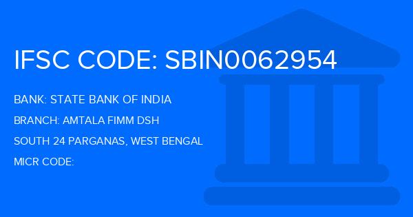 State Bank Of India (SBI) Amtala Fimm Dsh Branch IFSC Code