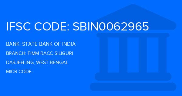 State Bank Of India (SBI) Fimm Racc Siliguri Branch IFSC Code