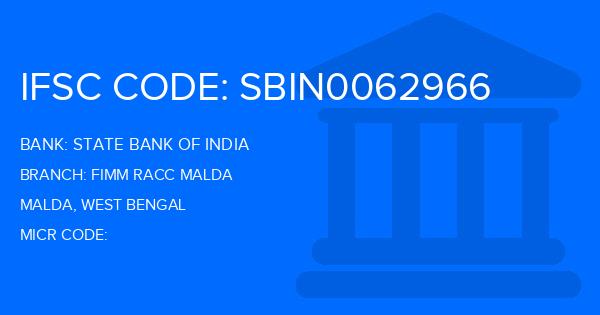 State Bank Of India (SBI) Fimm Racc Malda Branch IFSC Code